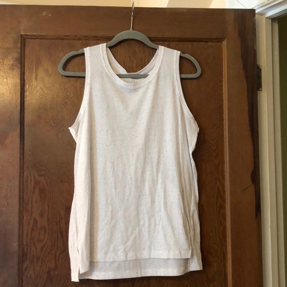 Speckled white Tee